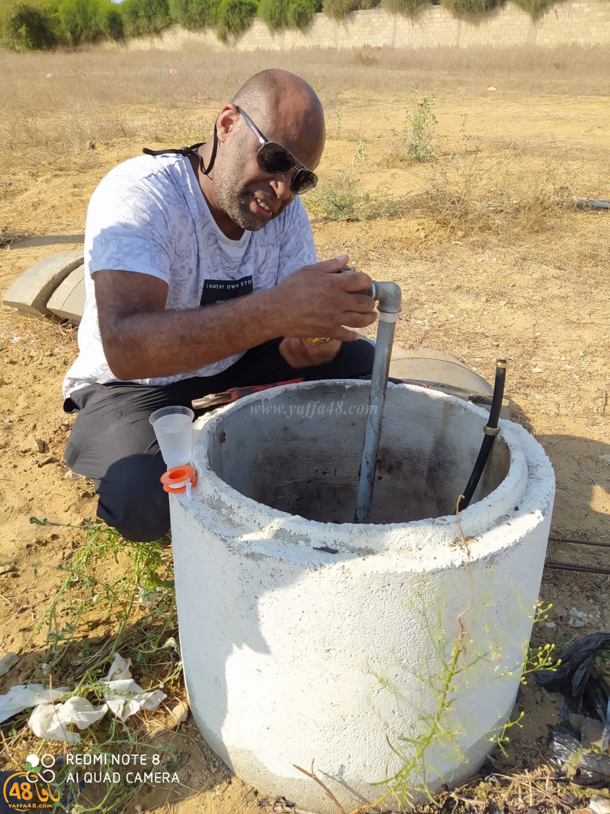 فيديو: وضع ثلاجتي مياه سبيل في مقبرة طاسو بيافا 